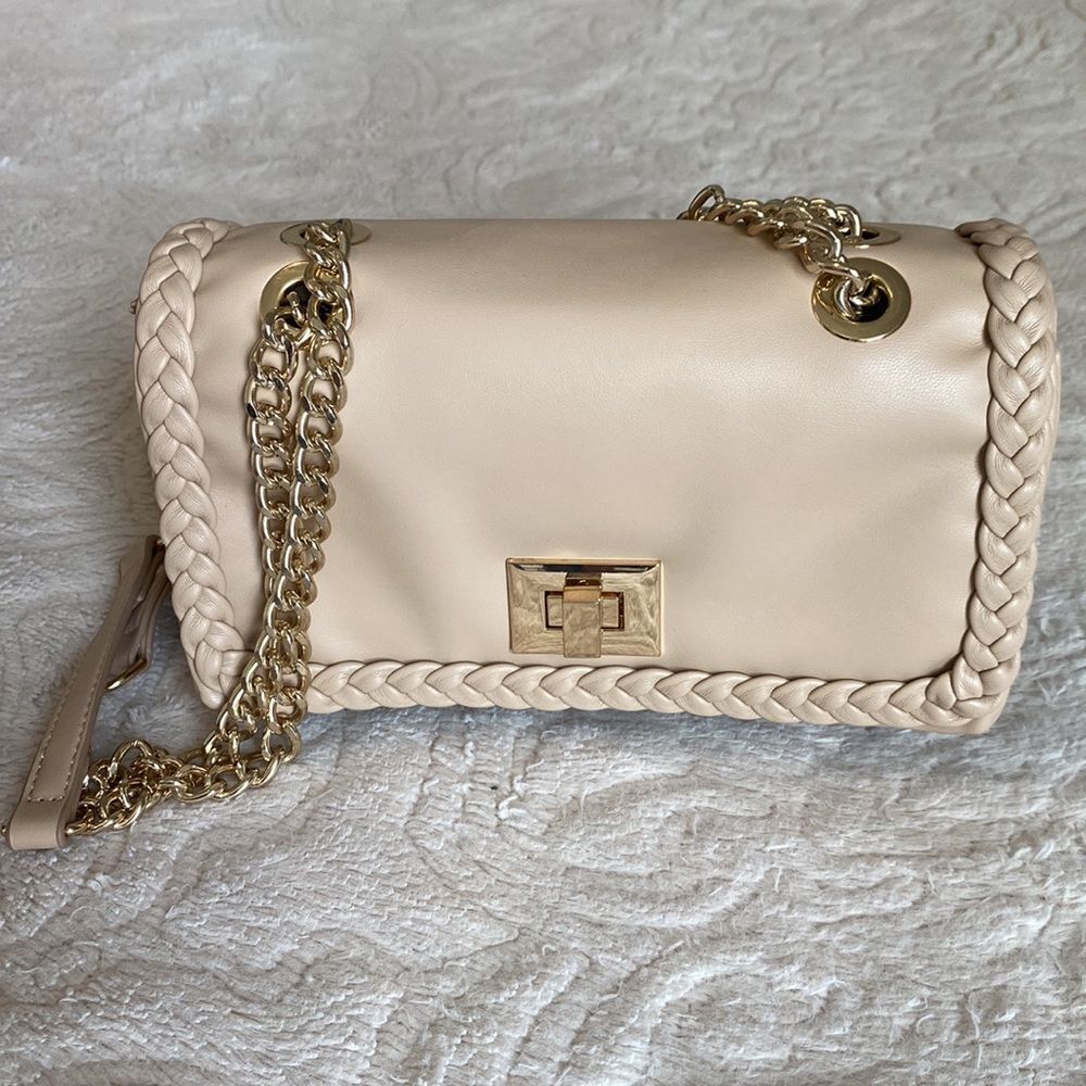 INC International Concepts Crossbody Chain link braided handbag Ajae